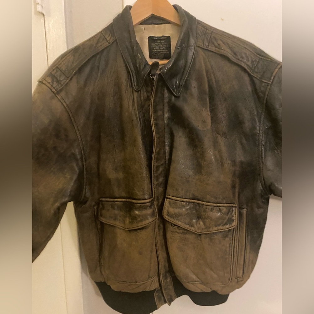 Avirex A2 bomber.  Own the classic